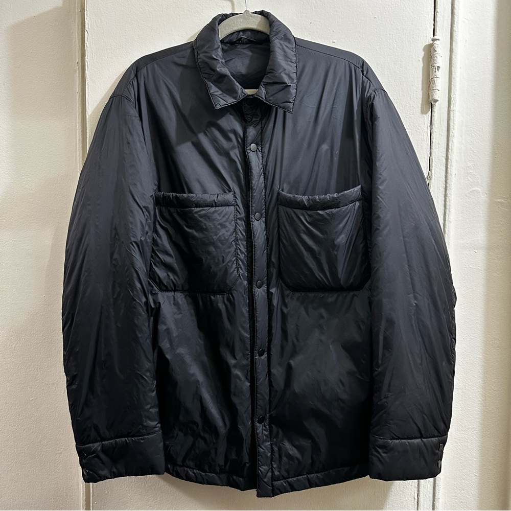 [zara] padded shirt jacket